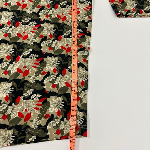 Sag Harbor Tropical Capri Pants NWT 2X Womens 100% Cotton Elastic Pull On - Picture 8 of 11